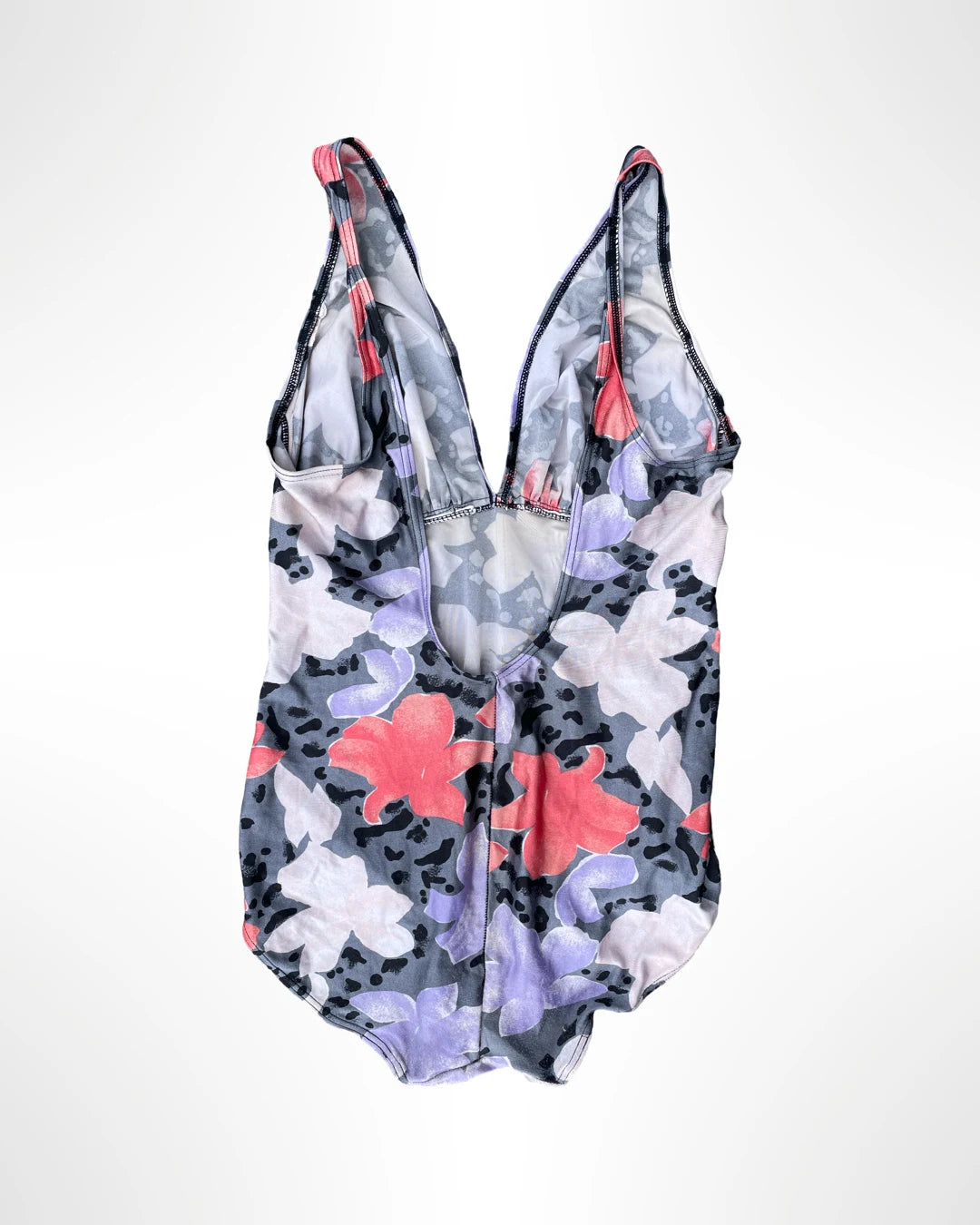 Retro Floral Print Swimsuit