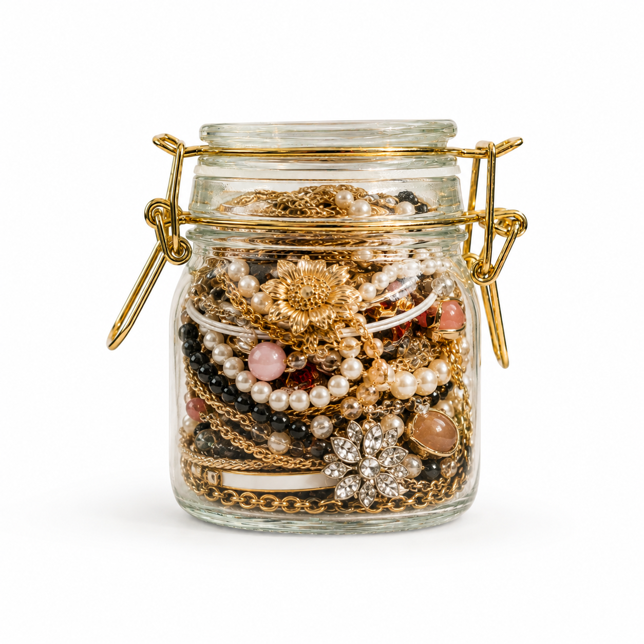 Vintage Treasure Jar – 10 Handpicked Vintage Jewelry Pieces