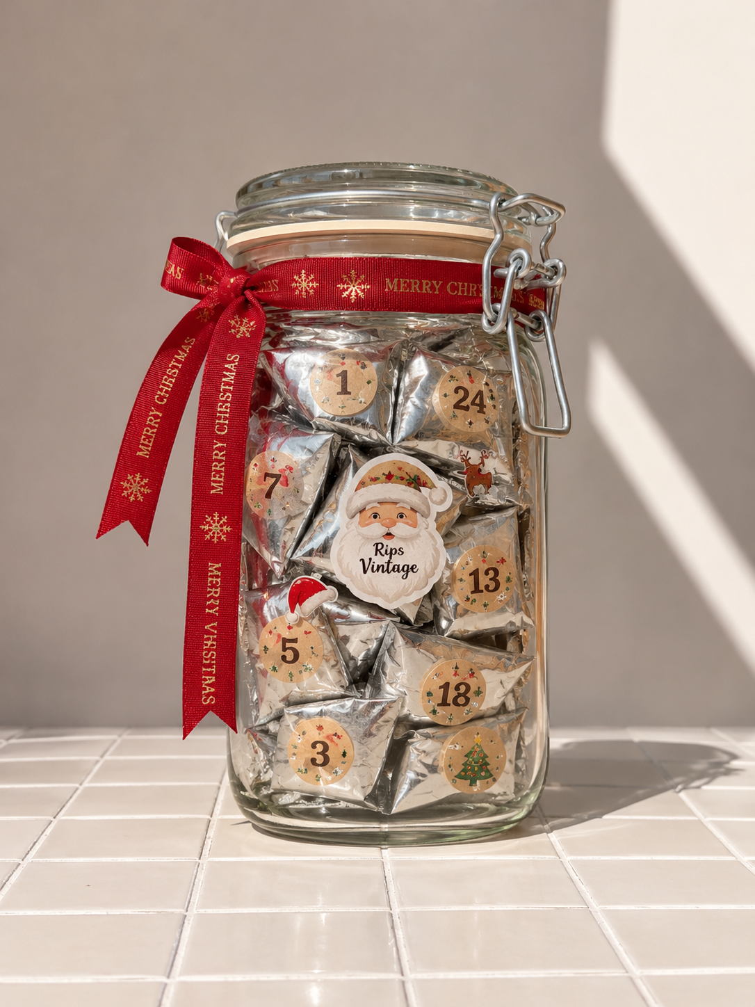 🎄 Christmas Jewellery Advent Jar | 24 Vintage Surprises