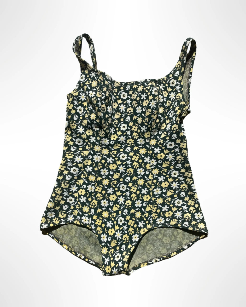 Retro Floral Print Swimsuit