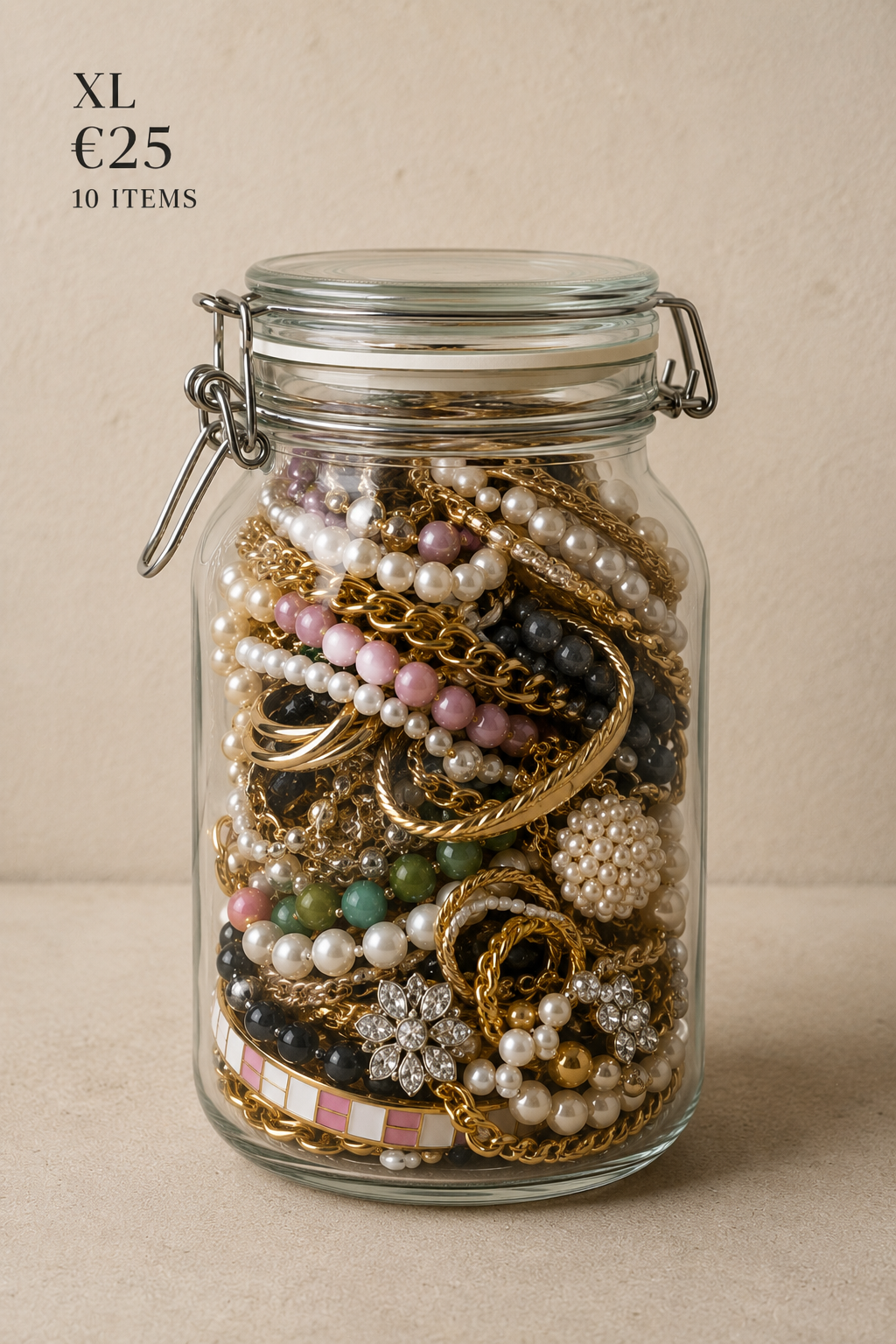 Jewellery jar XL - 10 items