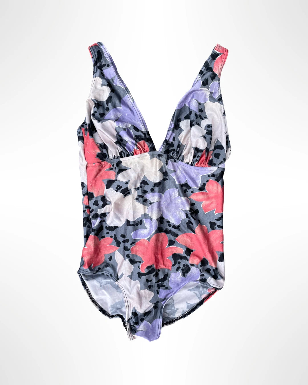 Retro Floral Print Swimsuit